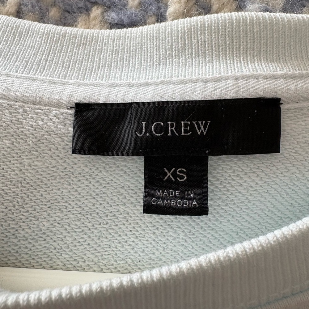 J. Crew Soft Blue Crew Neck Sweater - Picture 4 of 8
